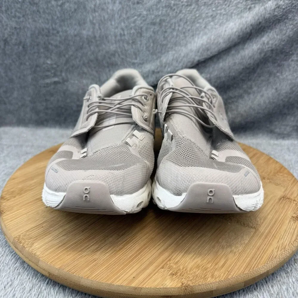 On Cloud Shoes Mens Size 10 Beige Mesh Running Athletic Sneakers 3MF10073280